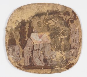 Tapa de caja de sombreros, Castillos en España, 1835 de Unknown